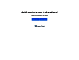 debtfreemiracle.com screenshot