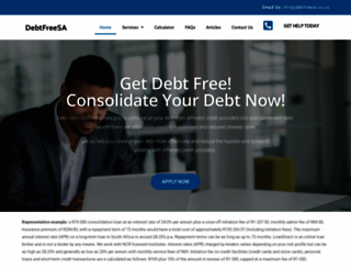 debtfreesa.co.za screenshot