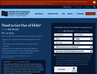 debthelp.consumercredit.com screenshot