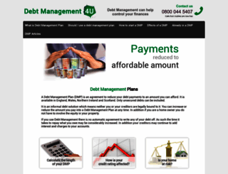 debtmanagementforyou.com screenshot