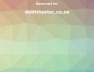 debtmaster.co.za screenshot