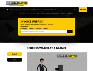 debtorswatch.com screenshot