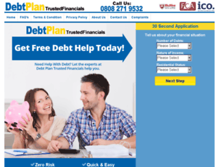 debtplantrustedfinancials.co.uk screenshot