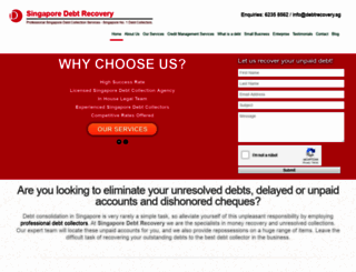 debtrecovery.sg screenshot