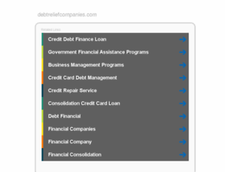 debtreliefcompanies.com screenshot