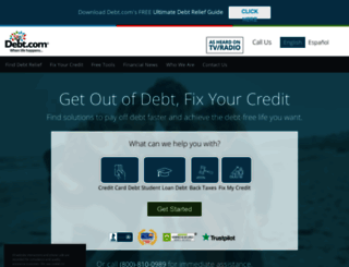 debtsettlements.com screenshot