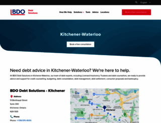 debtsolutions-kitchenerwaterloo.ca screenshot