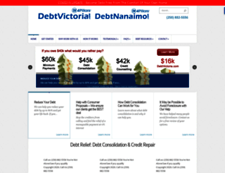 debtvictoria.com screenshot
