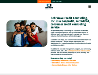 debtwave.com screenshot