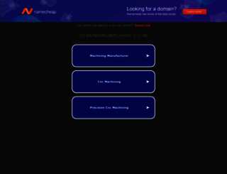 deburringmachine.co.in screenshot