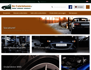 decabriohoeve.nl screenshot