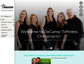 decamptoftnesschiropractic.com screenshot