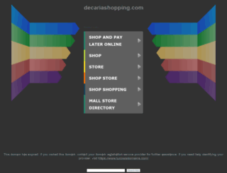 decariashopping.com screenshot