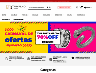 decarvalhojoias.com screenshot