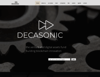 decasonic.com screenshot