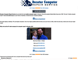 decaturcomputerrepairservice.com screenshot