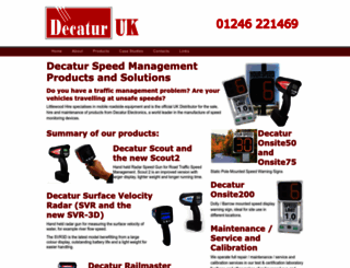 decaturelectronics.co.uk screenshot