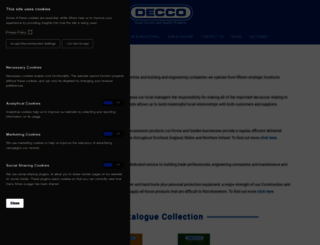 decco.co.uk screenshot
