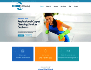 decentcleaning.com.au screenshot