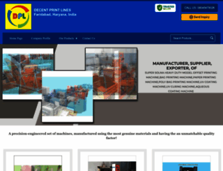 decentprintlines.com screenshot