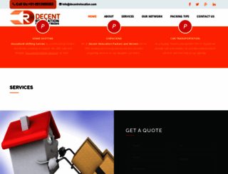 decentrelocation.com screenshot
