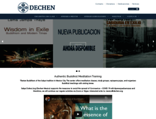 dechen.org.mx screenshot