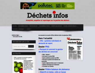 dechets-infos.com screenshot