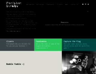 decipherbureau.com screenshot