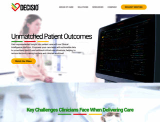 decisiohealth.com screenshot