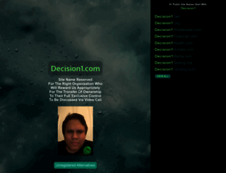 decision1.com screenshot