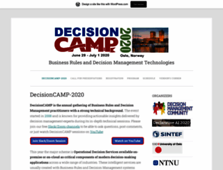 decisioncamp2020.home.blog screenshot