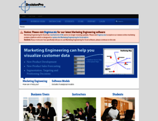 decisionpro.biz screenshot