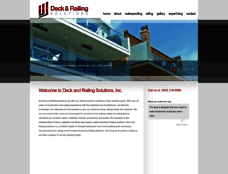 deckandrailingsolutions.com screenshot