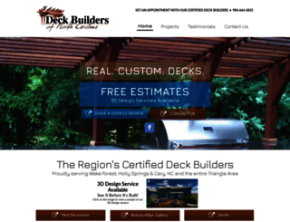 deckbuildersofnc.com screenshot