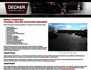 deckerconstruction.com screenshot