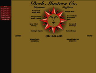 deckmasterscompany.com screenshot