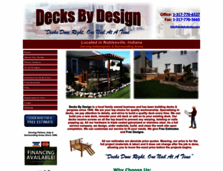 decksbydesign.com screenshot