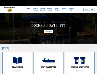 decksndocksmarine.com screenshot