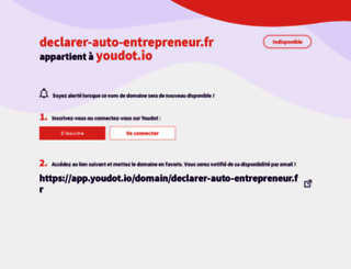 declarer-auto-entrepreneur.fr screenshot