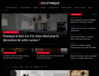 deco-ethnique.com screenshot