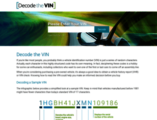 decodethevin.com screenshot