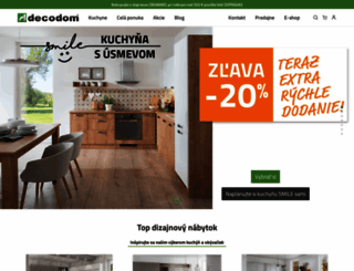 decodom.sk screenshot