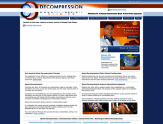 decompressionclinics.com screenshot