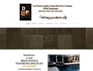 decopavers.com screenshot