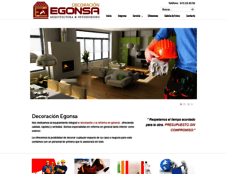 decoracionegonsa.com screenshot