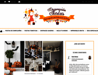 decoracionfiestas.es screenshot