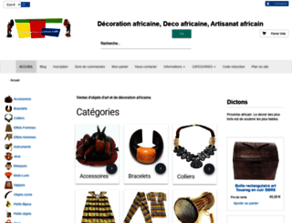 decorationafricaine.com screenshot