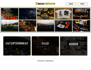 decorations.co.jp screenshot