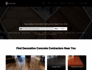 decorativeconcretefinishes.com screenshot