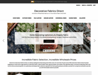 decorativefabricsdirect.com screenshot